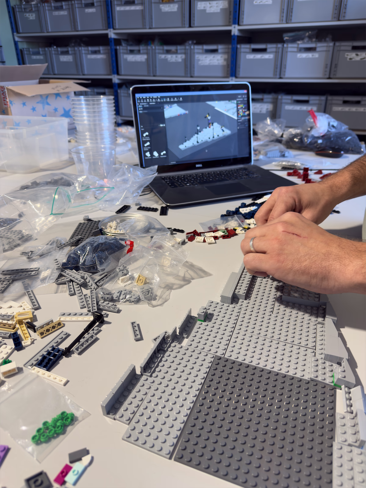 Lavorazione mattoncini